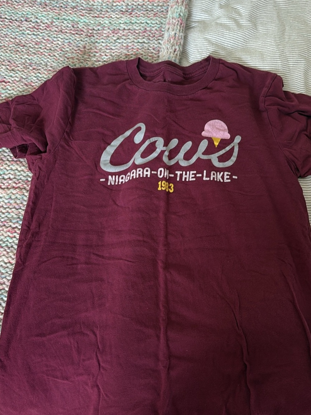 Niagara-on-the-Lake Maroon Graphic Tee